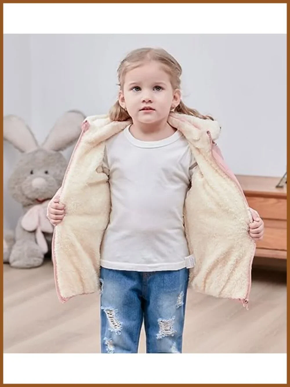 Toddler Puffer Down Alternative Jacket Hooded Winter Coat